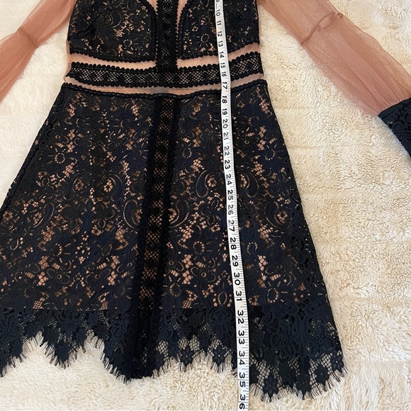 For Love & Lemons Vivian Mini Lace Dress - Picture 14 of 16